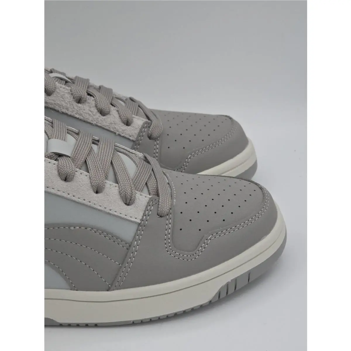 Puma shoes - Rebound LayUp Hi Timeless - Rebound LayUp Timeless - 401214 01 - Gray, White 2