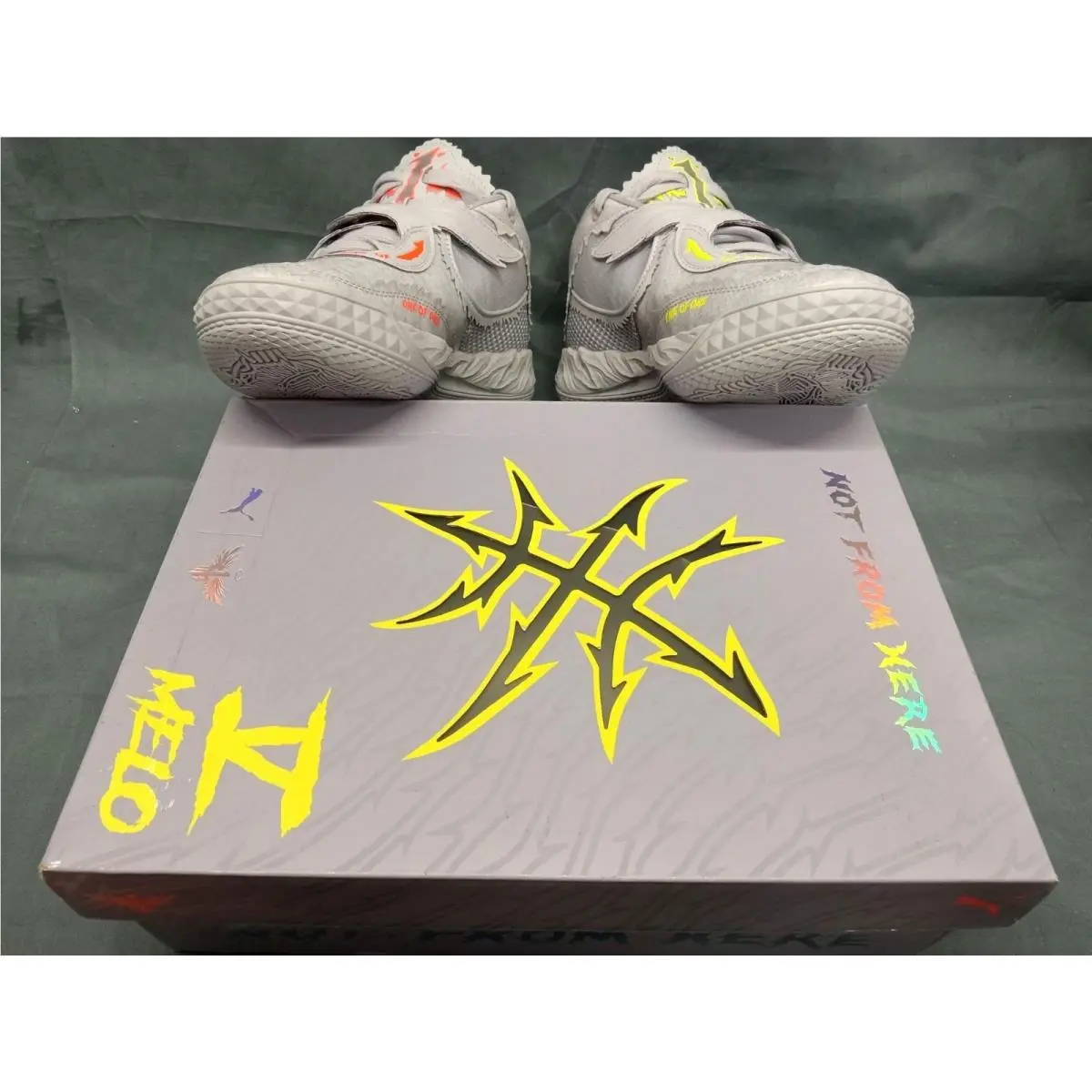Puma shoes - Puma LaMelo - LaMelo - 312941 01 - Vibrant Silver/Yellow Alert/Glowing Red (UPC: 198551966026) 10
