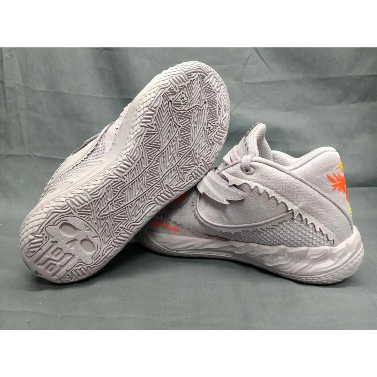 Puma shoes - Puma LaMelo - LaMelo - 312941 01 - Vibrant Silver/Yellow Alert/Glowing Red (UPC: 198551966026) 0
