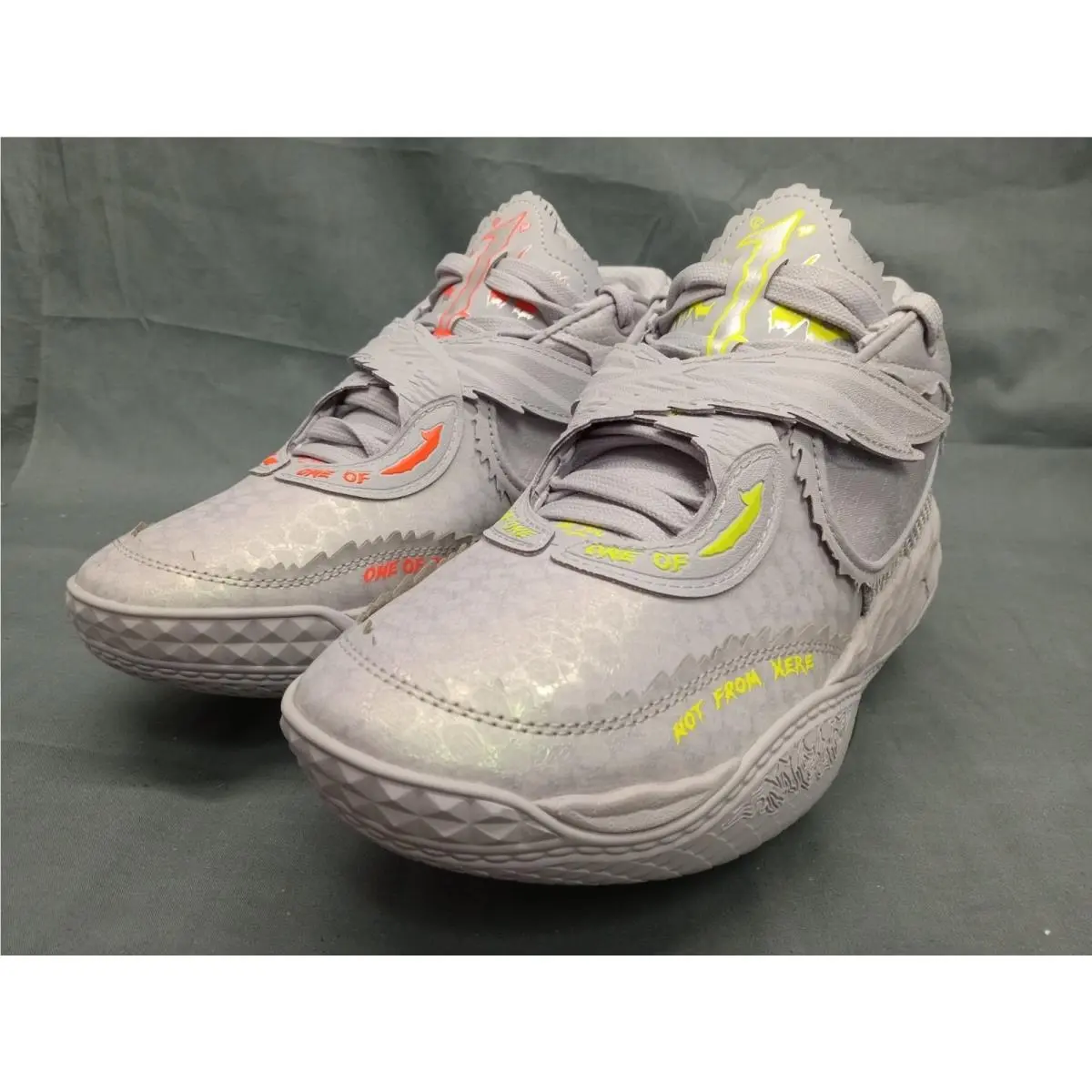 Puma shoes - Puma LaMelo - LaMelo - 312941 01 - Vibrant Silver/Yellow Alert/Glowing Red (UPC: 198551966026) 2