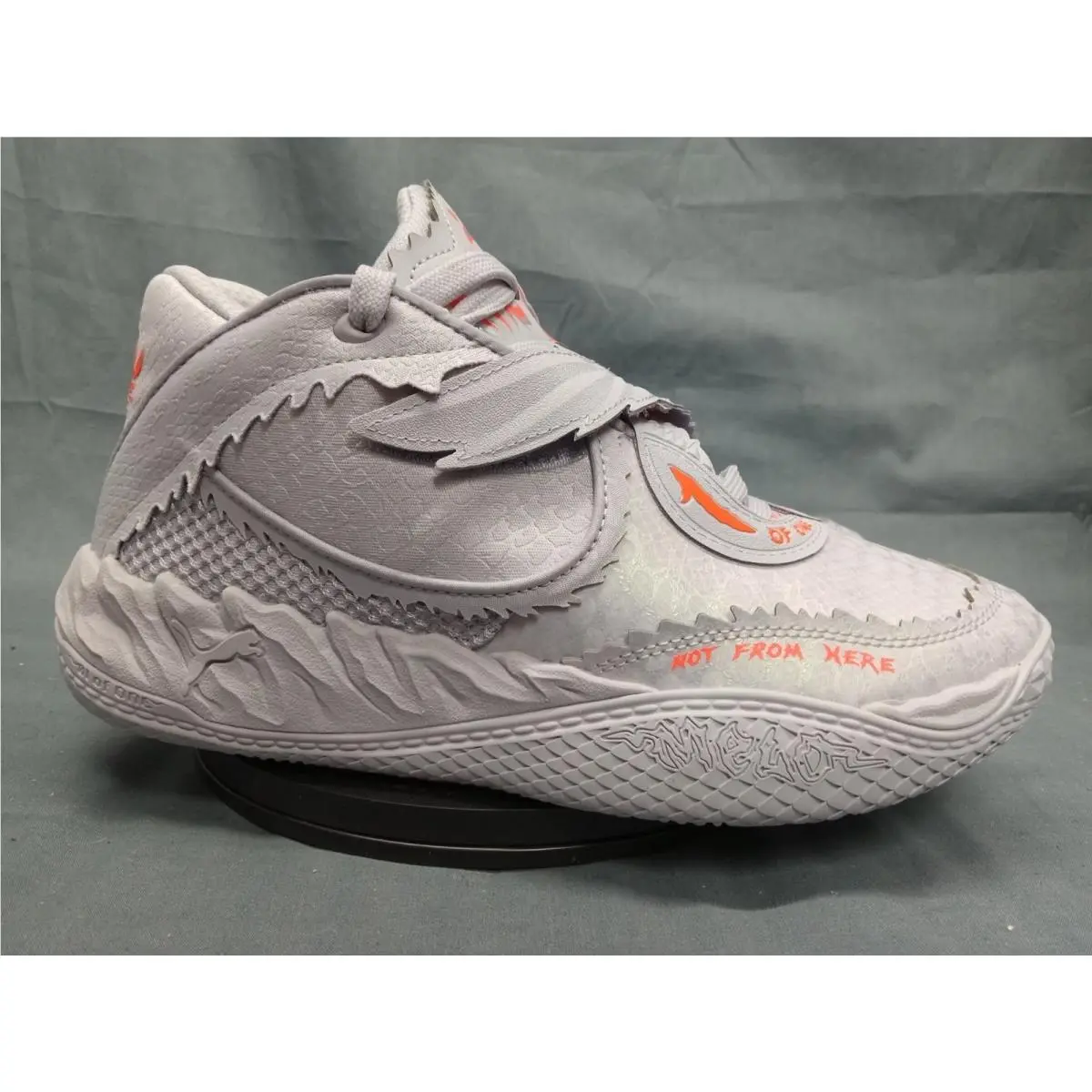 Puma shoes - Puma LaMelo - LaMelo - 312941 01 - Vibrant Silver/Yellow Alert/Glowing Red (UPC: 198551966026) 7