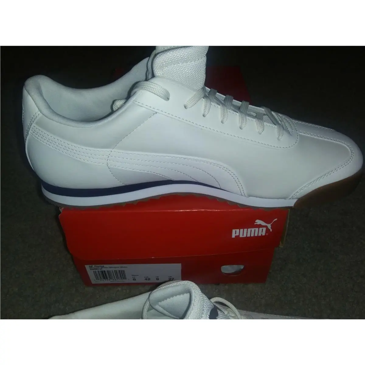 Puma shoes - Roma - Roma - white wisper 4