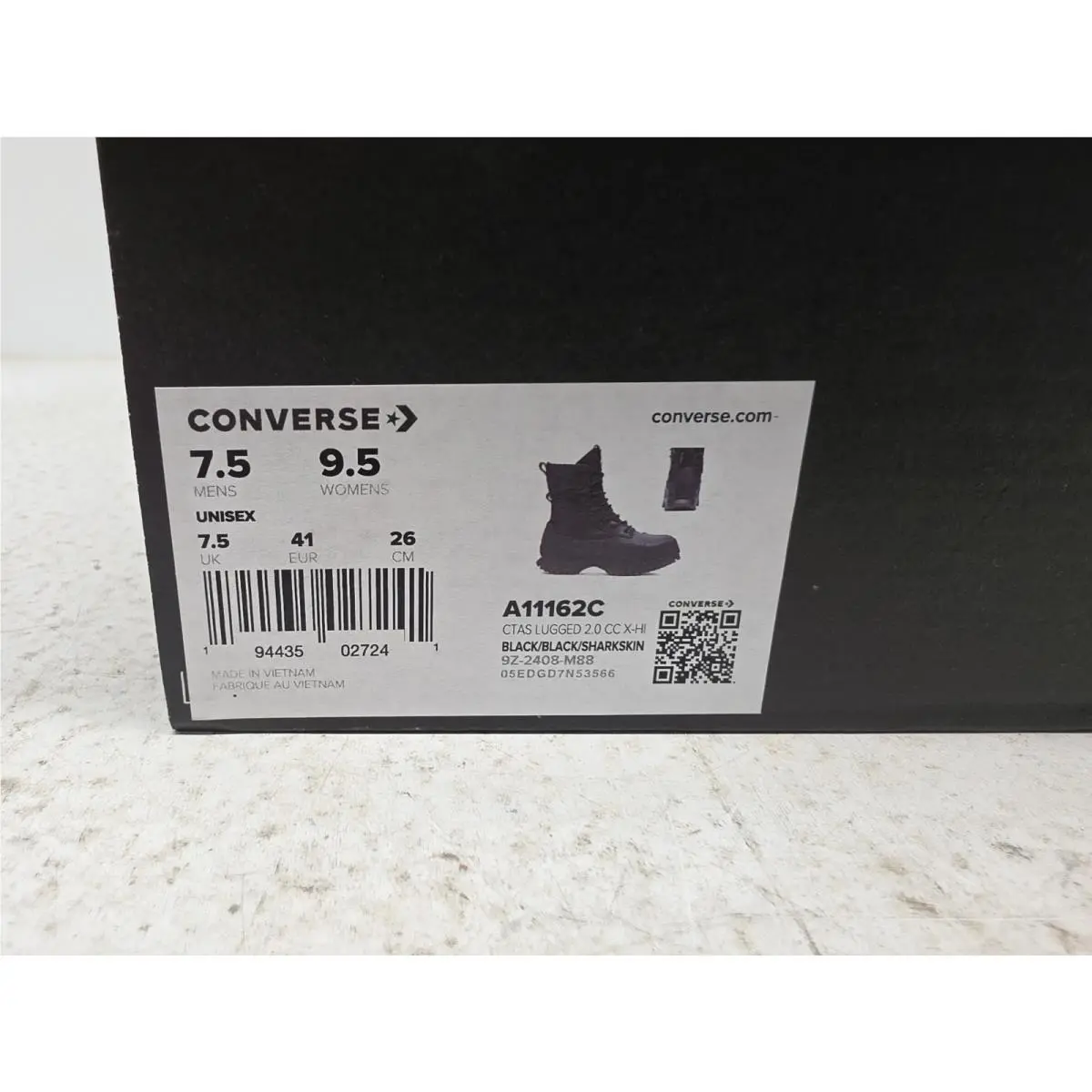 Converse shoes - Converse Chuck Taylor All Star - A11162C - Black 11