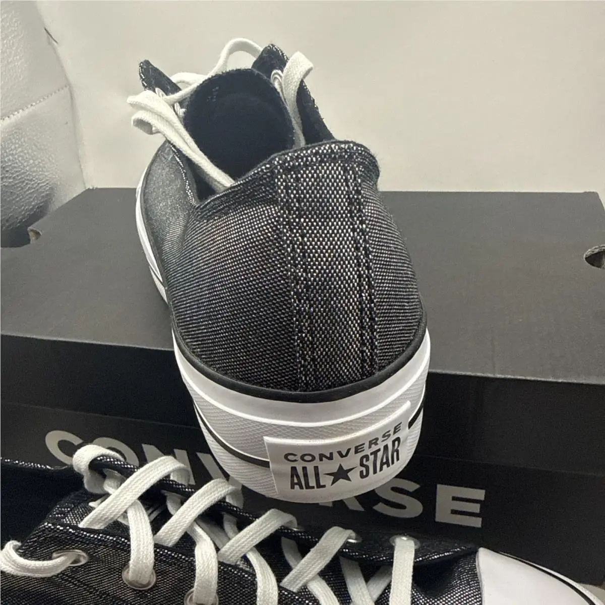 Converse shoes - Converse CTAS Lift OX - CTAS Lift - Silver/White/Black (UPC: 0194432400689) 1