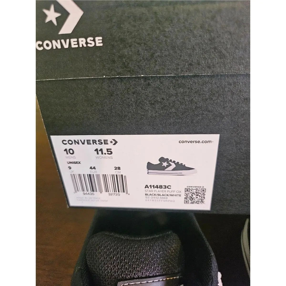 Converse shoes - Star Player Puff Ox - Star Player Puff - Black 1