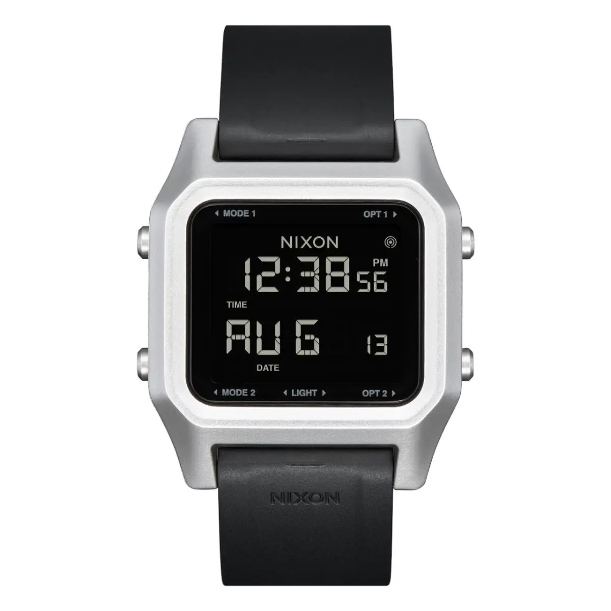 The Staple Watch 625-Silver-Black by Nixon