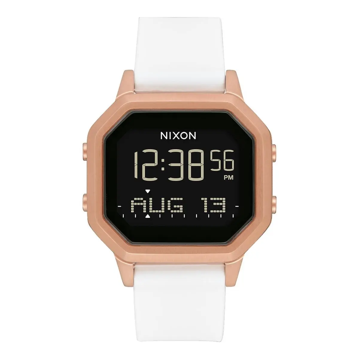 The Siren SS Watch 1045-Rose Gold-White by Nixon