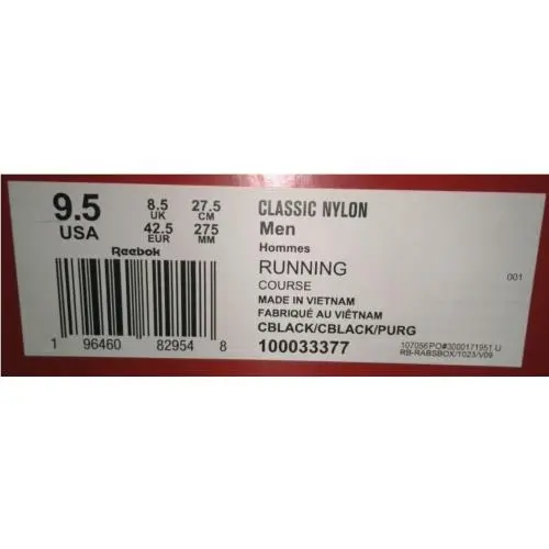 Reebok shoes - Reebok Classic - Classic - 100033377 - Black 5