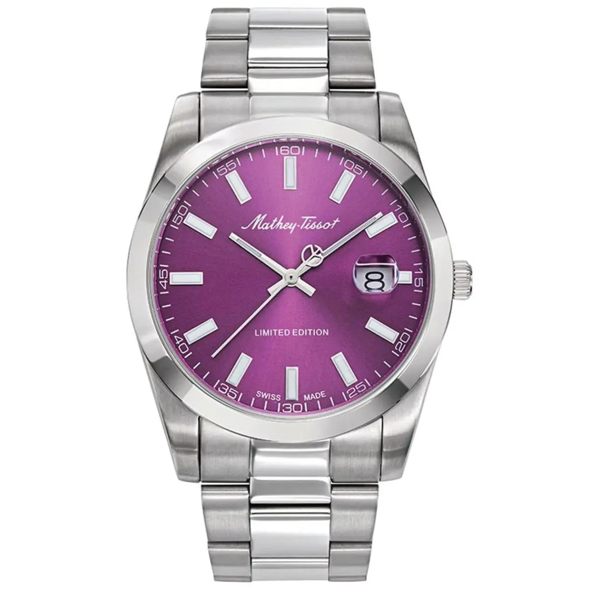 Mathey-tissot Men`s Mathy Sunray Purple Dial Watch - H451PU by Tissot