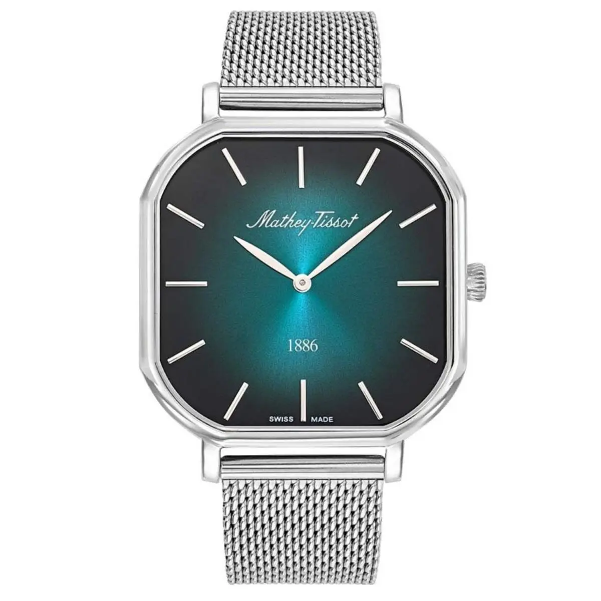 Mathey-tissot Men`s Monsoon Green Dial Watch - H7917AV by Tissot