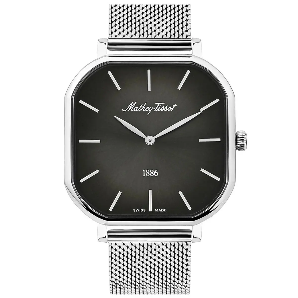 Mathey-tissot Men`s Monsoon Black Dial Watch - H7917AN by Tissot