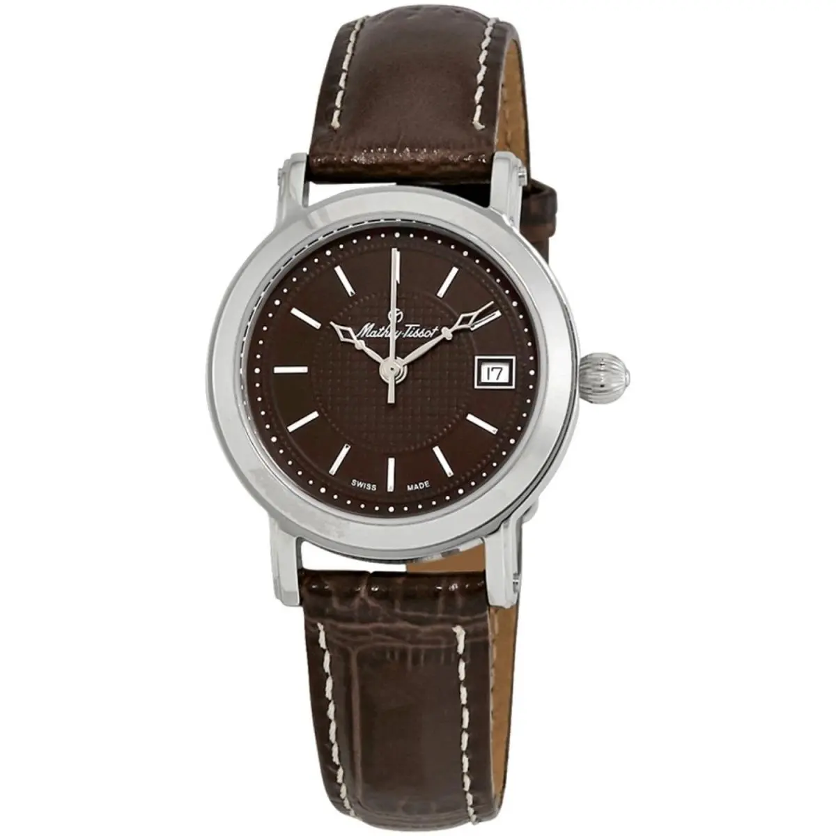Mathey-tissot Women`s City Vintage Brown Dial Watch - D31186AM by Tissot