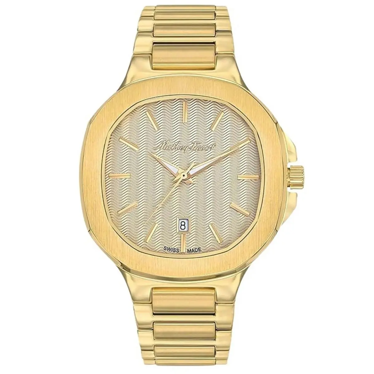 Mathey-tissot Men`s Evasion Gold Dial Watch - H152PDI by Tissot