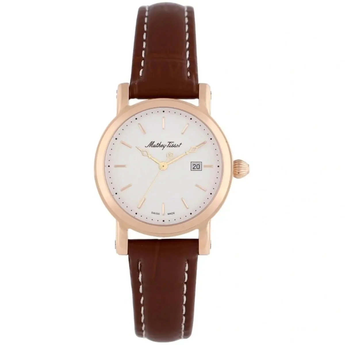 Mathey-tissot Women`s City Vintage White Dial Watch - D31186PI by Tissot