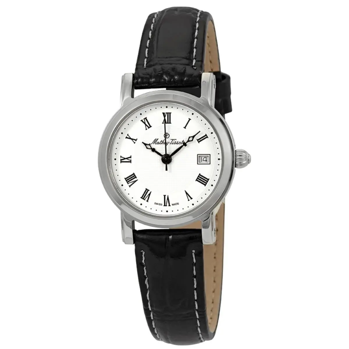 Mathey-tissot Women`s City Vintage White Dial Watch - D31186ABR by Tissot