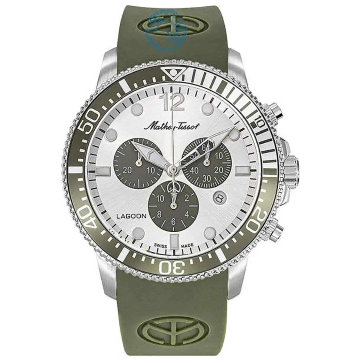 Mathey-tissot Men`s Lagoon Silver Dial Watch - H123CHLGV by Tissot