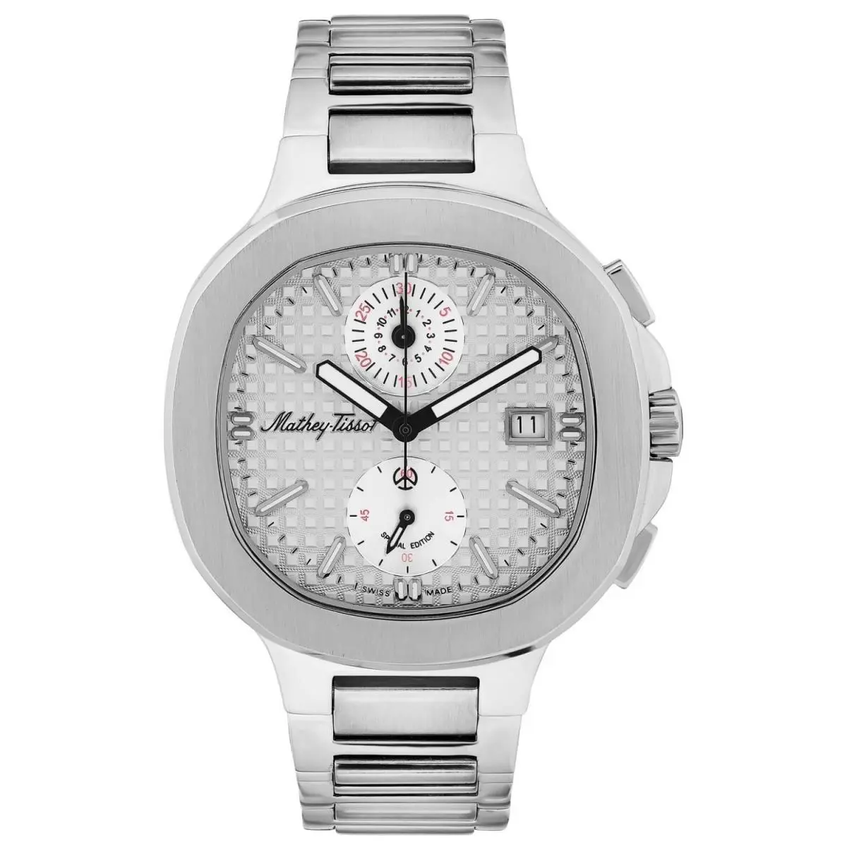 Mathey-tissot Men`s Evasion Silver Dial Watch - H152CHAS by Tissot