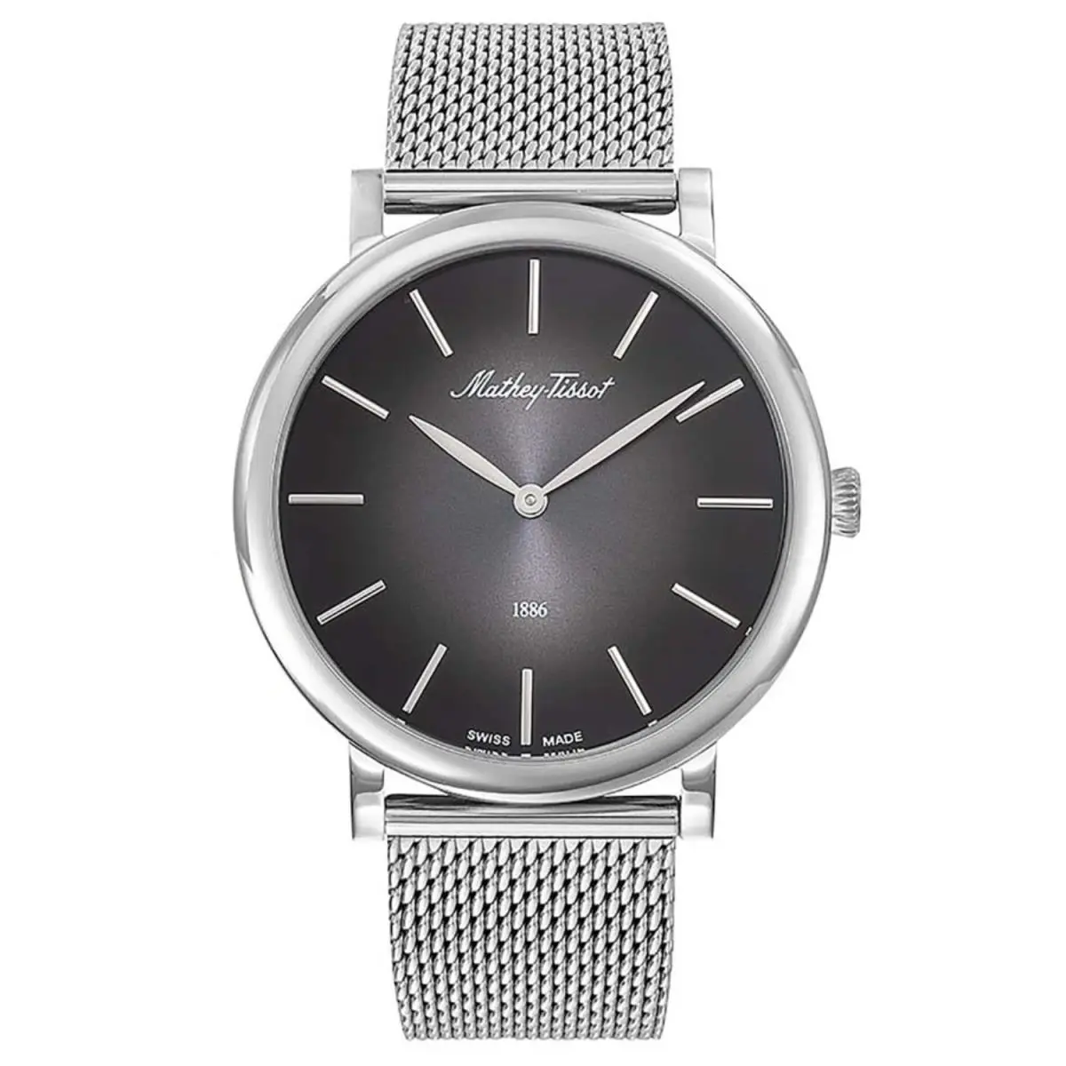 Mathey-tissot Men`s Monsoon Black Dial Watch - H7916AN by Tissot