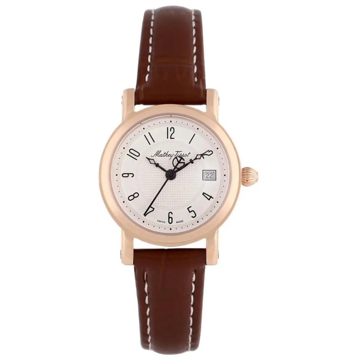 Mathey-tissot Women`s City Vintage White Dial Watch - D31186PG by Tissot