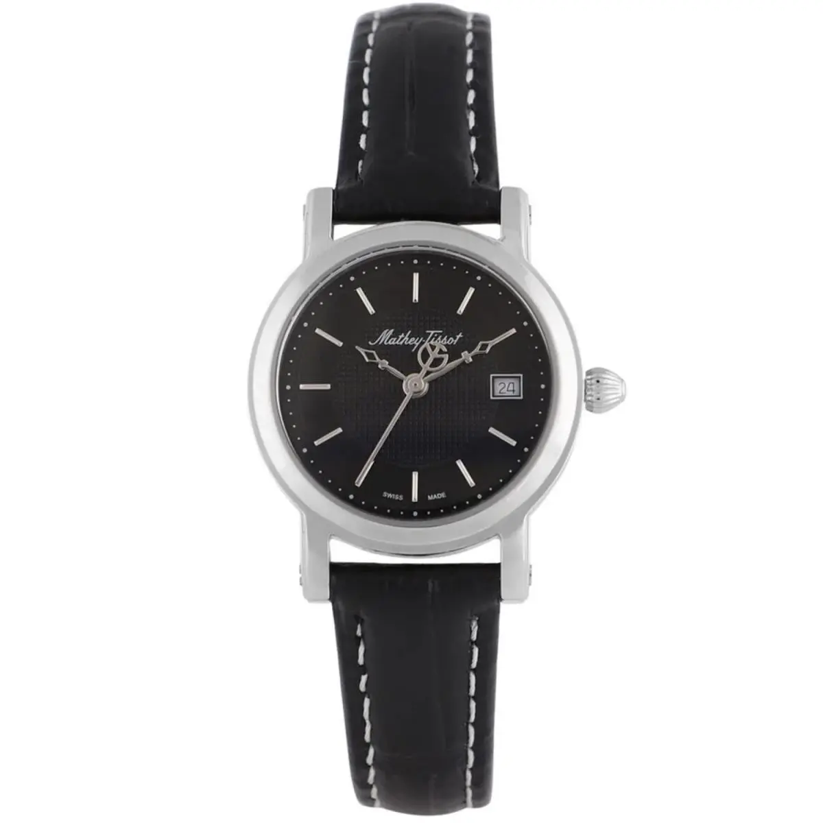 Mathey-tissot Women`s City Vintage Black Dial Watch - D31186AN by Tissot