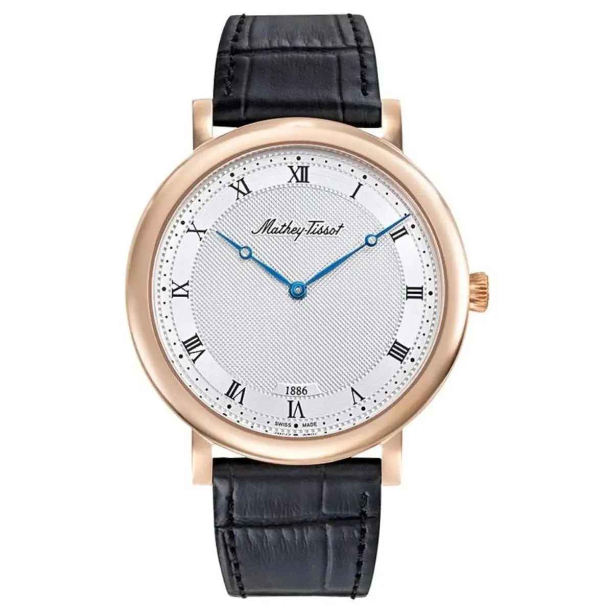 Mathey-tissot Men`s Monsoon Roman White Dial Watch - H7916PBR by Tissot