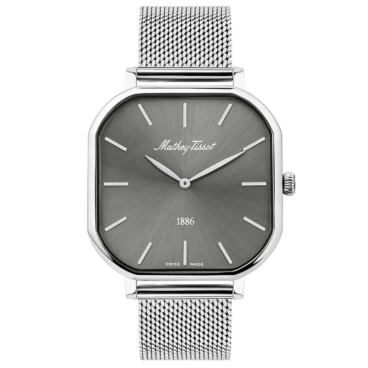 Mathey-tissot Men`s Monsoon Silver Dial Watch - H7917AS by Tissot