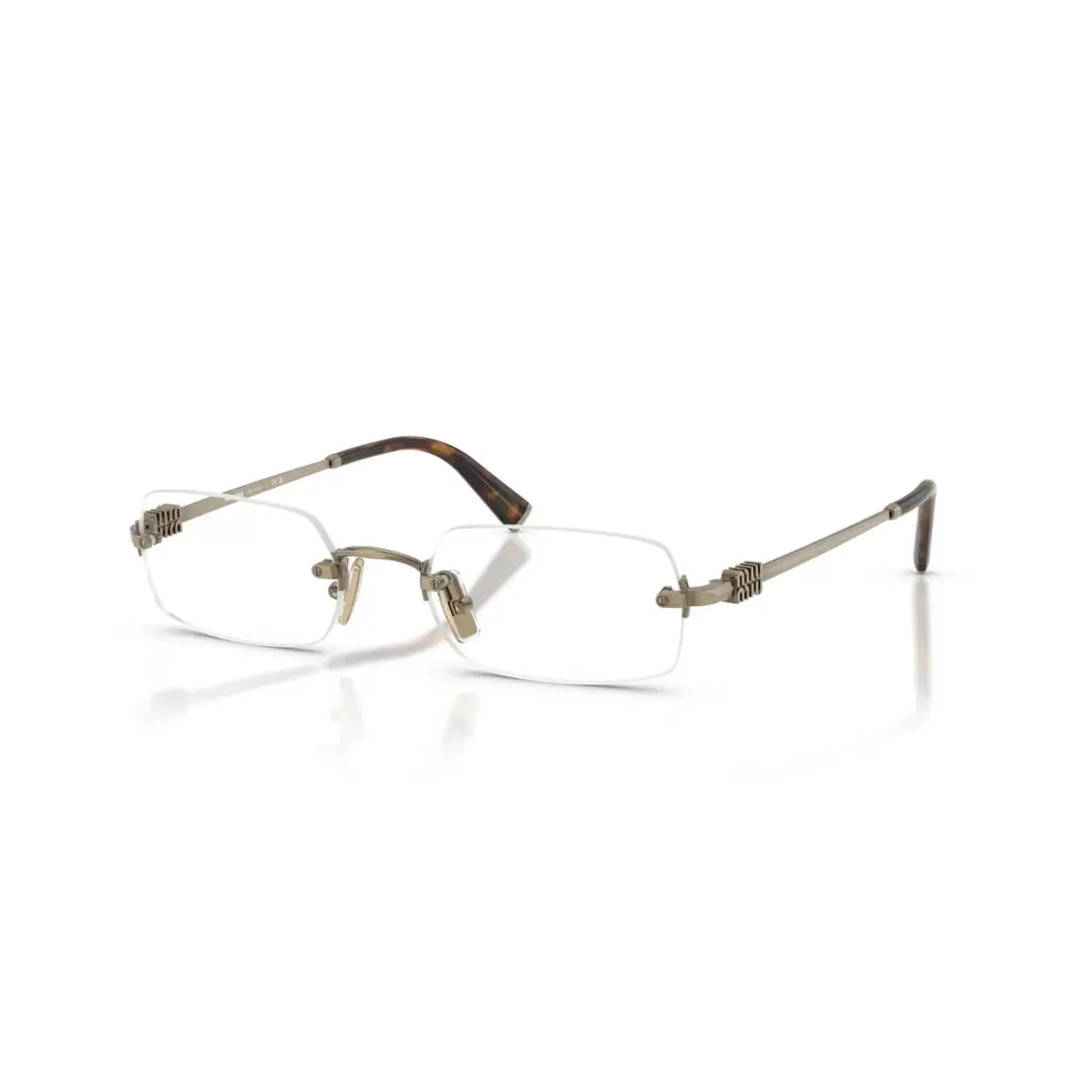 MU 50YV Old Gold 26C1O1 Eyeglasses by Miu Miu
