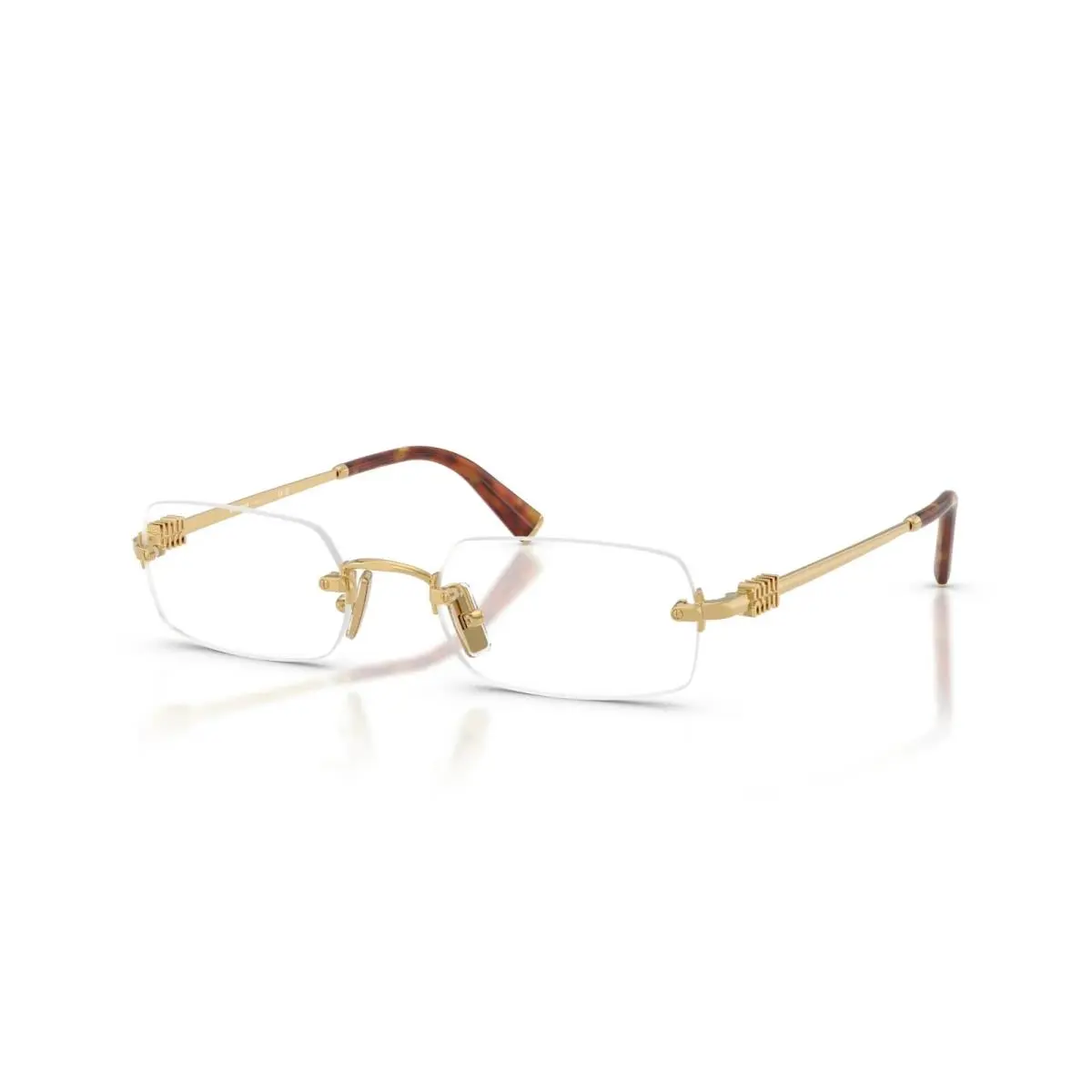 MU 50YV Gold 5AK1O1 Eyeglasses by Miu Miu