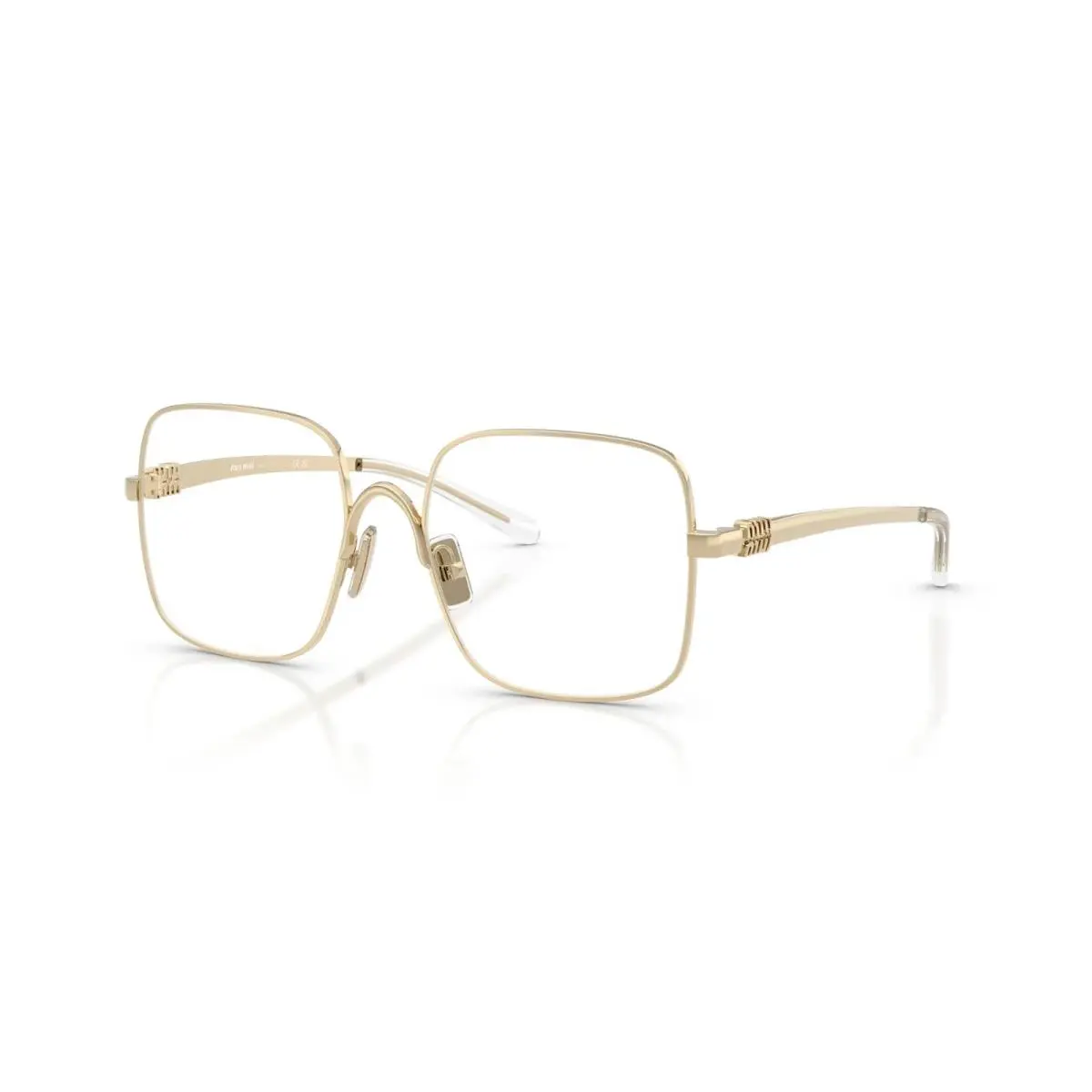 MU 51YV Pale Gold ZVN1O1 Eyeglasses by Miu Miu