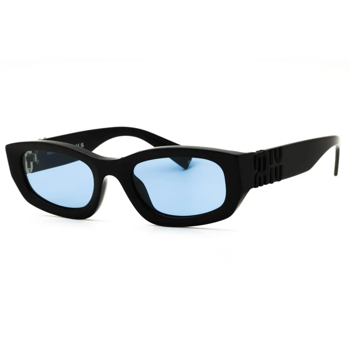 MU B04S 16K30U Black/light Blue 53-22-135 Sunglasses by Miu Miu