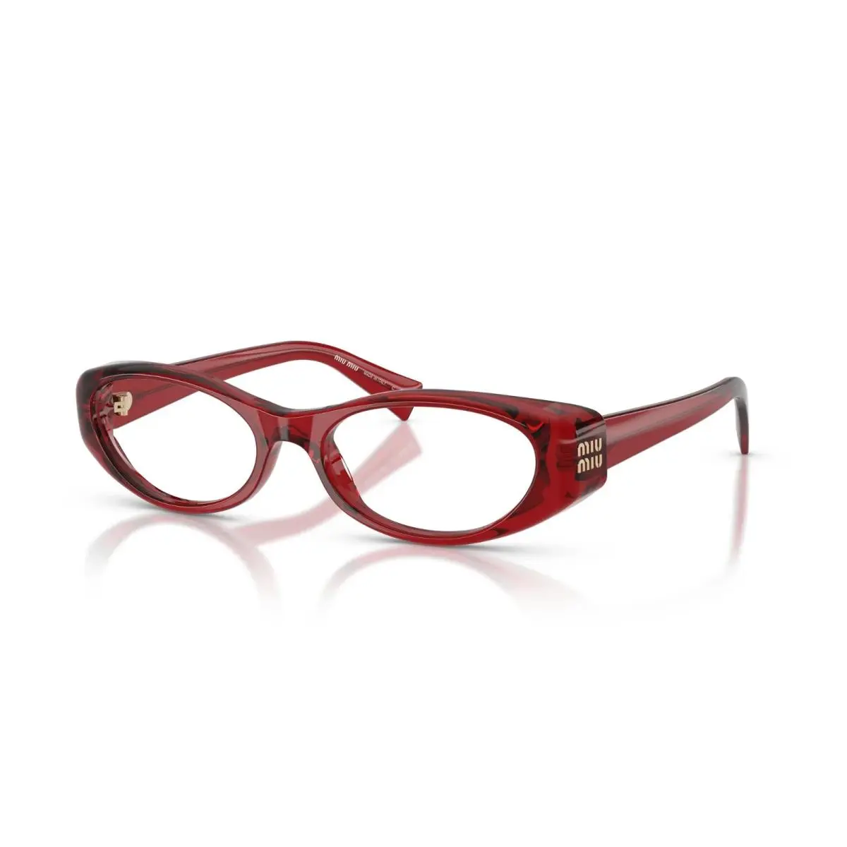 MU 03ZV Red 25M1O1 Eyeglasses by Miu Miu