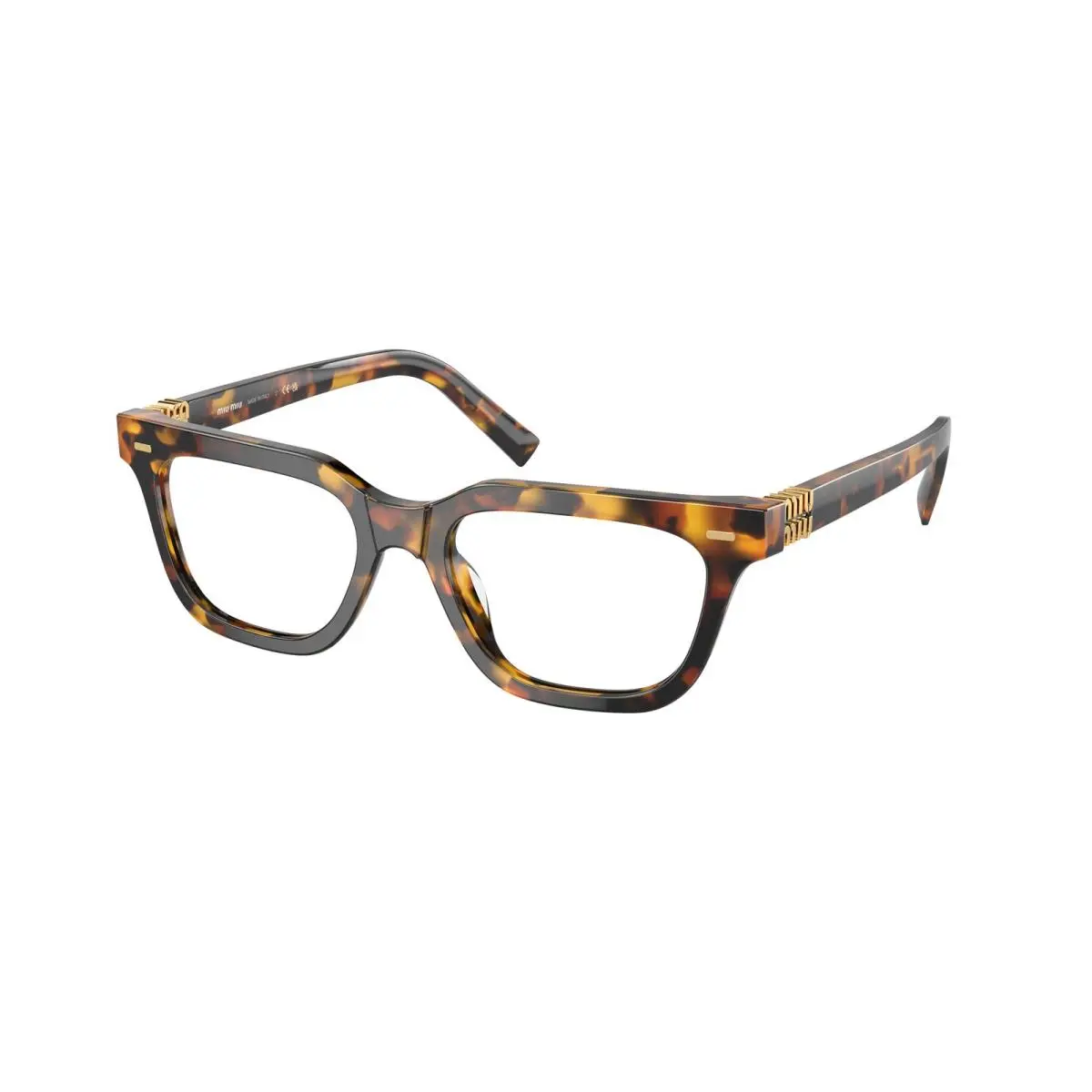Miu MU 7 XV Honey Havana VAU1O1 Size 53 Eyeglasses by Miu Miu