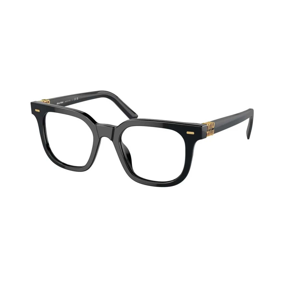 Miu MU 6 XV Black 16K1O1 Size 49 Eyeglasses by Miu Miu
