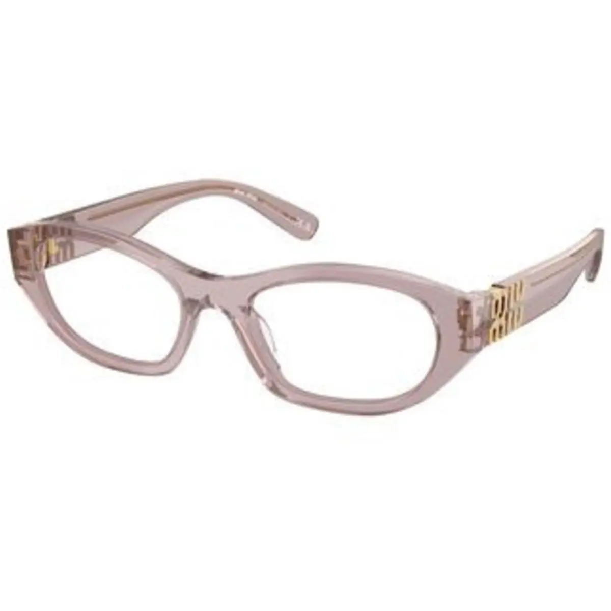 Miu MU 03 WV Mauve Trasparent / Demo Lens 12W1O1 Size 53 Eyeglasses by Miu Miu