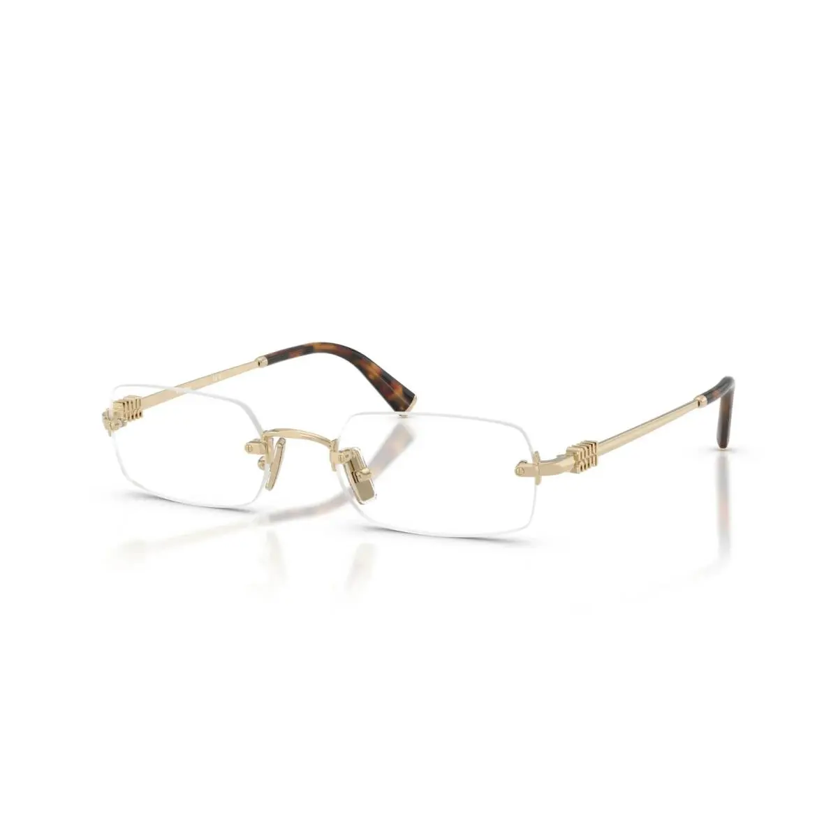 MU 50YV Pale Gold ZVN1O1 Eyeglasses by Miu Miu