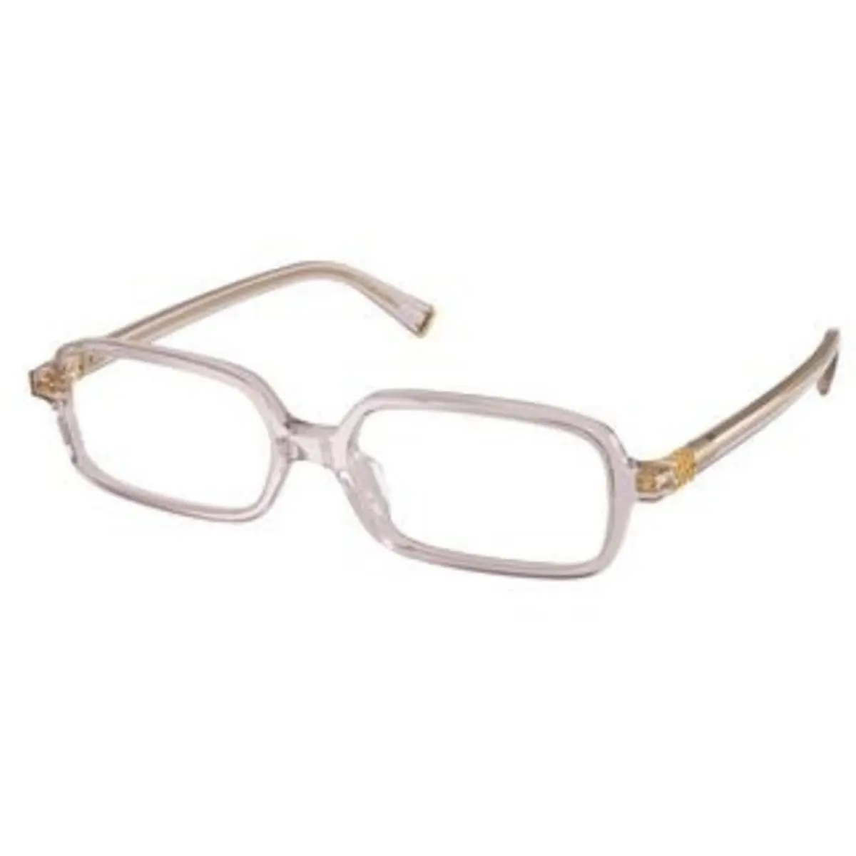 Miu MU 01 YV Mauve Transparent / Demo Lens 12W1O1 Size 53 Eyeglasses by Miu Miu
