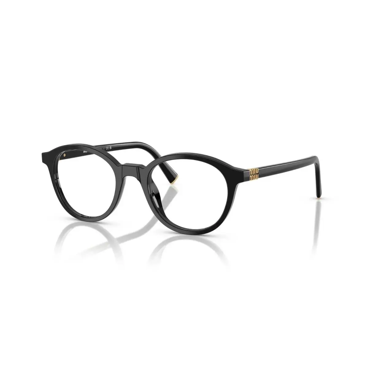 MU 02WV Black 16K1O1 Eyeglasses by Miu Miu