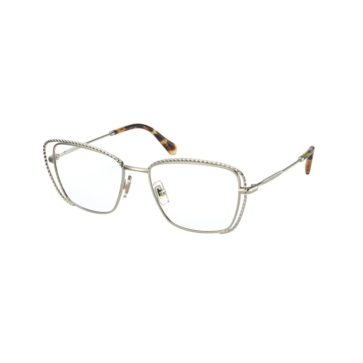 Miu MU 50 TV Core Collection Pale Gold ZVN1O1 Size 52 Eyeglasses by Miu Miu