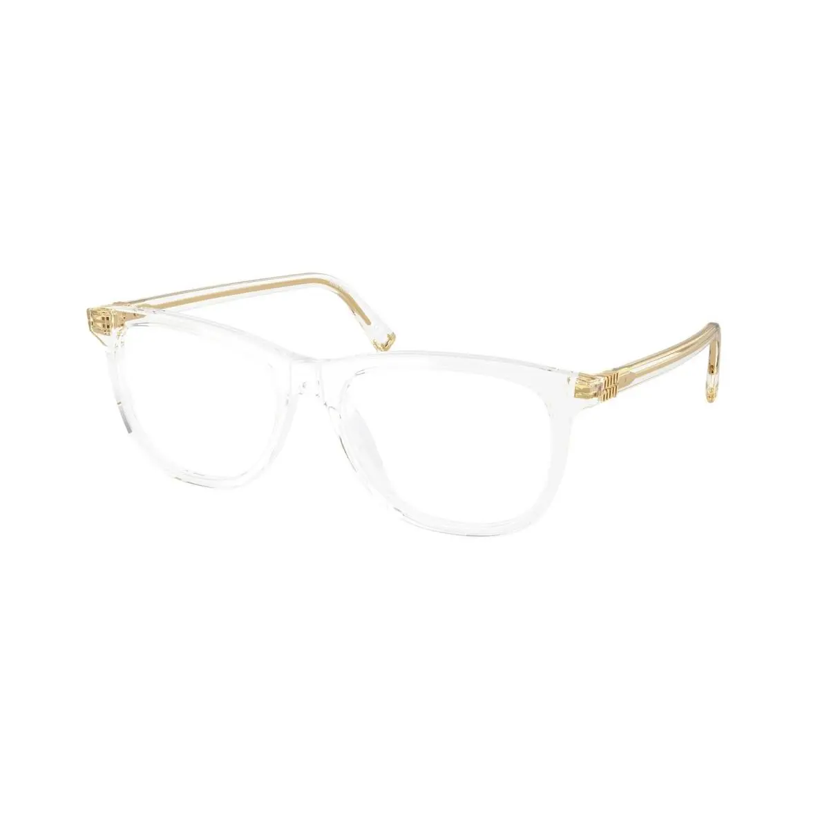Miu MU 01 WV Transparent Demo Lens 15Z1O1 Size 54 Eyeglasses by Miu Miu