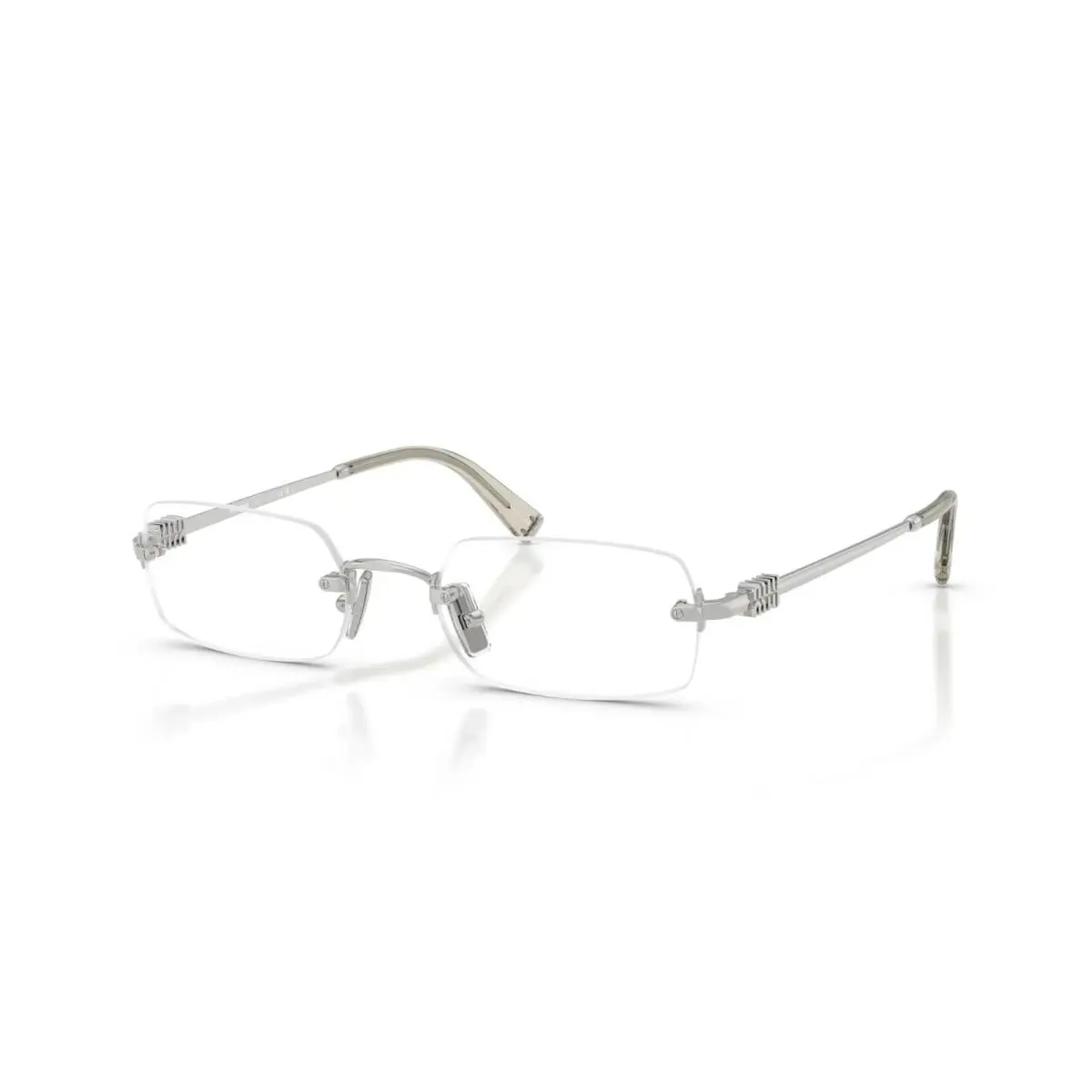 MU 50YV Silver 1BC1O1 Eyeglasses by Miu Miu
