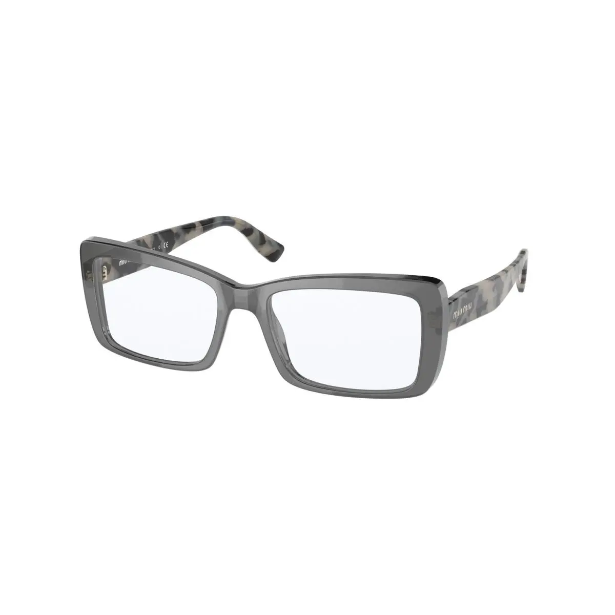 Miu MU 3 SV Core Collection Black Traspare 09T1O1 Size 52 Eyeglasses by Miu Miu