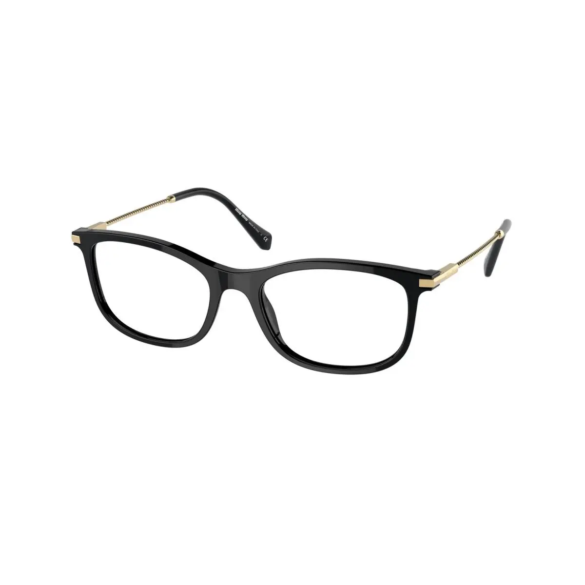 Miu MU 9 TV Black 1AB1O1 Size 53 Eyeglasses by Miu Miu