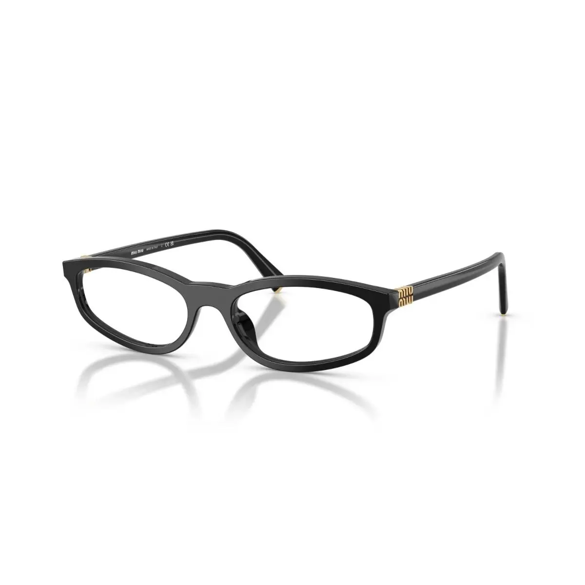 MU 01ZV Black 16K1O1 Eyeglasses by Miu Miu