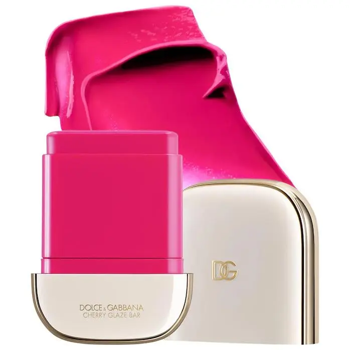 Dolce Gabbana 24H Lasting Glow Waterproof Cream Blush Stick 5 Shades 02 Smitten Pink - Fuchsia by Dolce & Gabbana