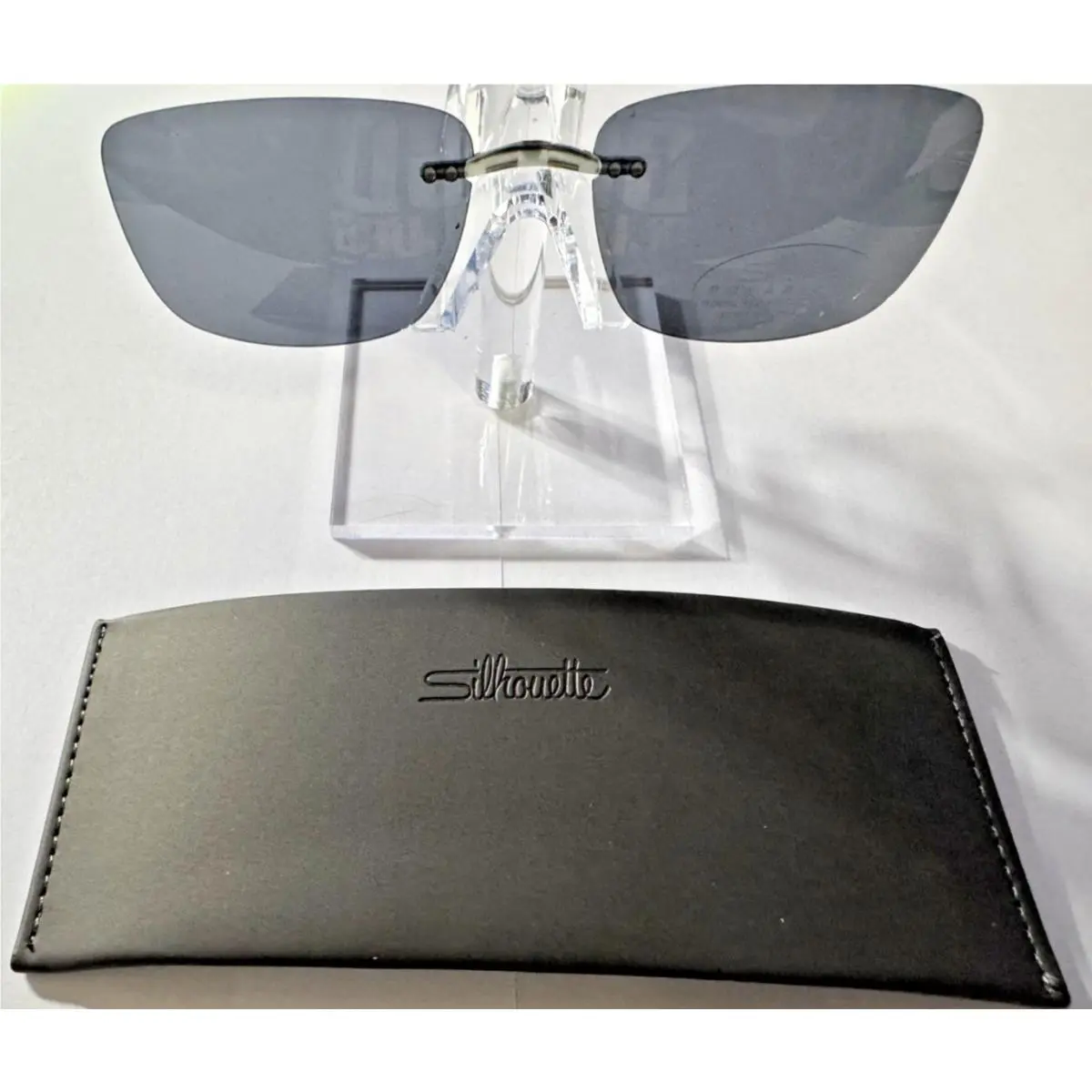 Silhouette 5065 CQ L Polarized Clip-on Sunglasses Grey 56-17 41 Tall UV400