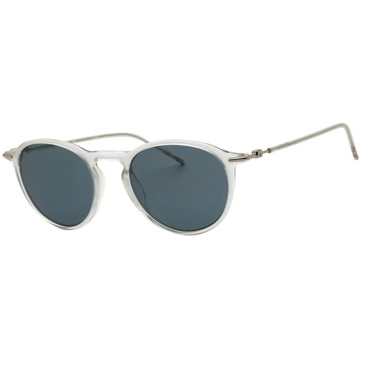 1309 S Hkt 2K Sunglasses Crystal Silver Frame Blue Gray Lenses 50mm by Hugo Boss
