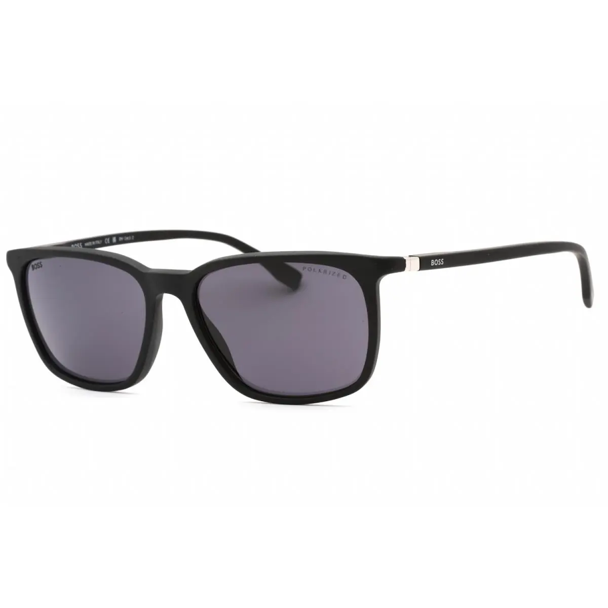 0959 S IT 003 M9 Sunglasses Matte Black Frame Grey Polarised by Hugo Boss