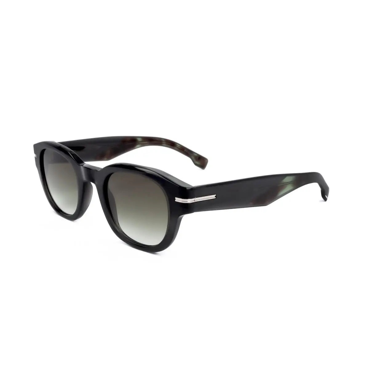 Men`s 48 mm Grey Sunglasses BOSS1717-S-KB7-48 by Hugo Boss
