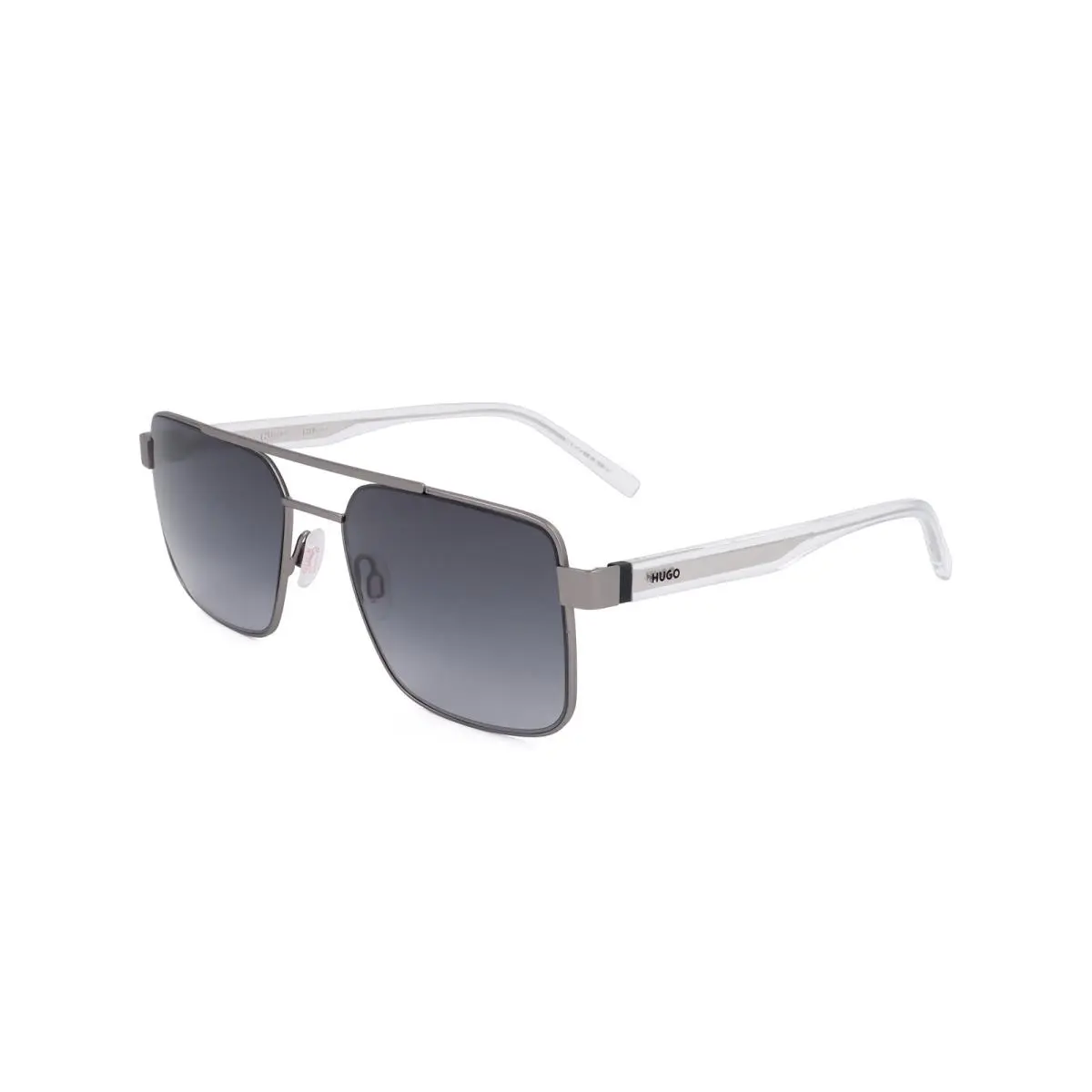 Hugo Men`s 56 mm Matte Ruthenium Sunglasses HG1313-S-R81-56 by Hugo Boss