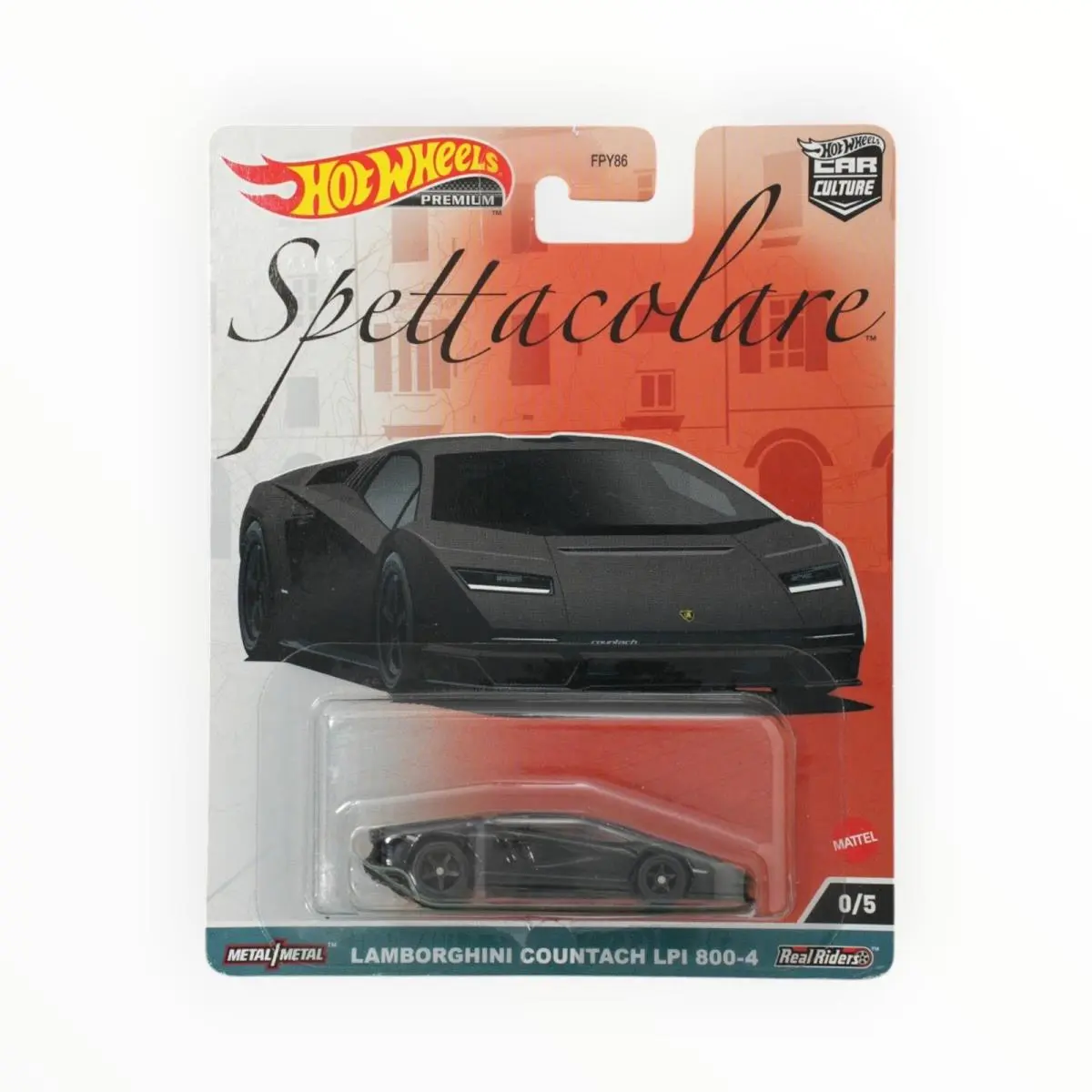 Hot Wheels Lamborghini Countach Lpi 800-4 - Chase - 2023 Car Culture A - Black